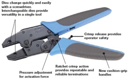 30-503 Ideal Industries<br>Crimpmaster Crimp Tool for CATV RG-59 and RG-6 Captive Ring F-connectors (DIE INCLUDED)