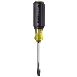 Klein Tools 600-4 Keystone-Tip Screwdriver 1/4" 4" Heavy-Duty Square-Shank