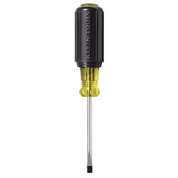 Klein Tools 601-3 Cabinet-Tip Screwdriver 3/16" 3" Round-Shank