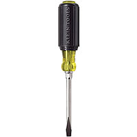 Klein Tools 602-4 Keystone-Tip Screwdriver 1/4" 4" Heavy-Duty Round-Shank