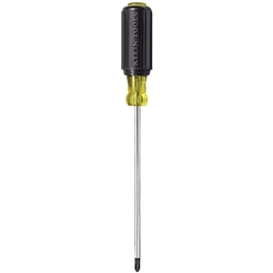 Klein Tools 603-7 No. 2 Profilated Phillips-Tip Screwdriver - 7" Round-Shank