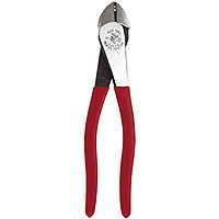 Klein Tools D243-8 8" High-Leverage Diagonal-Cutting Pliers - Stripping Holes