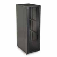 Kendall Howard 3101-3-001-42 42U LINIER Server Cabinet - Glass/Solid Doors - 36" Depth
