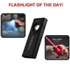 NEBO SLIM+ Rechargeable Pocket Flashlight with Laser Pointer & Power Bank