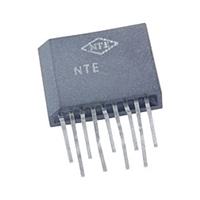 NTE1019 NTE Electronics Hybrid Module 9-lead SIP Low Noice Equalizing AMP Vcc=20V Typ