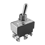 NTE 54-013 Toggle Switch, DPST, 15A, 125VAC - ON OFF ON - Screw Terminals