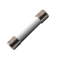 NTE 74-6FC125MA-B Fuses, 3AB Ceramic 125ma Fast Acting 6 x 30mm 5/pkg