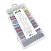 HS-ASST-9 NTE Electronics Heat Shrink Tubing Kit - Assorted Colors and Sizes - 160 pieces