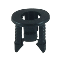 NTE LED-MC3 LED Mounting Clip For 3mm (T-1) LED Black Polycarbonate