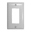 75-1000 Philmore Wall Plate Cover, 1 Gang Designer Style White