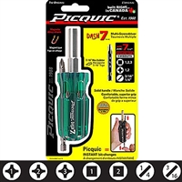 08107 Picquic DASH 7 Instant bit-change Multi-Screwdriver Tool Carded