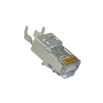 Platinum Tools 100023 Shielded EZ-RJ45 Connectors for CAT5e & CAT6 with External Ground - 10/pkg