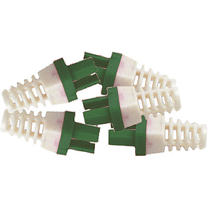 Platinum Tools 100030GR Strain Reliefs for EZ-RJ45 CAT6 Connectors - Green - 50/pak