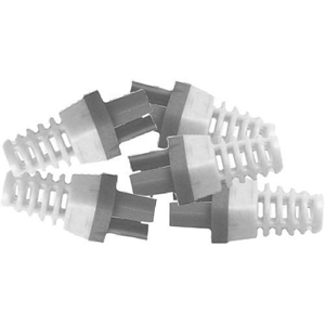 Platinum Tools 100030GY Strain Reliefs for EZ-RJ45 CAT6 Connectors - Gray - 50/pak