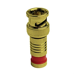 Platinum Tools 18030 BNC SealSmart Coaxial Compression Connectors for RG59 - Gold Plated - Bulk