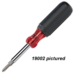 Platinum Tools 19003 PRO 6 in 1 Screwdriver includes Security Torx & Nut Driver Bits