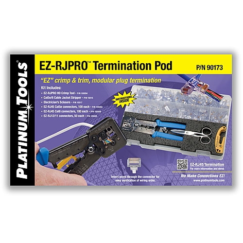 90173 Platinum Tools EZ-RJPRO Termination Pod