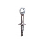 Platinum Tools JH941 Eye Lag Screw - 2" Overall Self Drill, 1/4" Hole & 3/4" Thread Length - 16-22 Gauge, Sheet Metal Applications