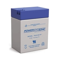 Powersonic PS-6120FP SLA Battery 6v 13ah Rechargeable Sealed Lead Acid