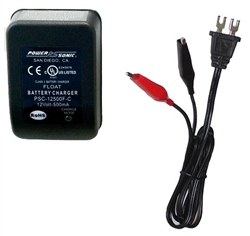 Powersonic PSC-12500F-C Battery Charger for 2-5ah SLA Batteries Float Type 12v 0.50A