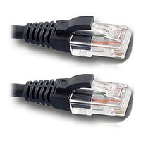 Pan Pacific DC-568P-3BKMB CAT6 Patch Cable 3ft. Black with Snagless Molded Boot