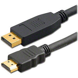 DisplayPort to HDMI Cable 6ft. by Pan Pacific