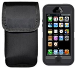 Ripoffs CO-286i Holster for Apple iPhone 5 w/OtterBox Defender or Large Rubbery Case - Clip-On Version