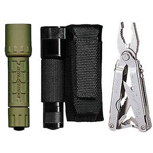 CO-72 Ripoffs Holster for Laser-Type Flashlights & Original Leatherman Tools - Clip-On Version