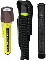Ripoffs CO-88 Holster for Flashlights - Maglite Mini-Mag AA w/ mouthpiece - Clip-On Version