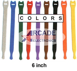 Y-06-010-Color Rip-Tie Lite Ties Straps Hook and Loop