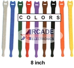 Y-08-010-Color Rip-Tie Lite Ties Straps Hook and Loop