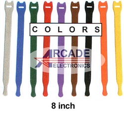 Y-08-010-Color Rip-Tie Lite Ties Straps Hook and Loop