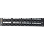 Signamax 48458MD-C6C Patch Panel 48 Port CAT6 T568A/B Wiring, 3.50"-High