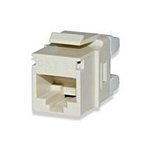 Signamax KJ458MT-C5E CAT5e Keystone Jack Connector Light Ivory MT-Series High-Density T568A/B