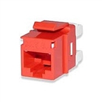 Signamax KJ458MT-C5E-RD CAT5e Keystone Jack Connector MT Series High-Density T568A/B