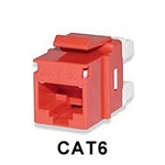 Signamax KJ458MT-C6C-RD CAT6 Keystone Jack Connector MT-Series Red