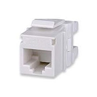 CAT5e Keystone Jacks Connectors White MT-Series High-Density T568A/B 25-pack | Signamax KJ458MT25-C5E-WH