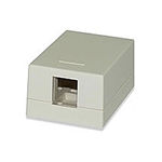 Signamax SMKL-1-WH Multimedia Box, 1-Port Surface Mount White