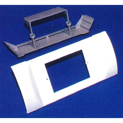 MCRFW-CDB HellermannTyton InfoStream Raceway, Multi-Channel, Communications Device Bracket, Office White