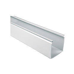 HellermannTyton SD3X3-PVC-WH Solid Wall Wiring Duct, 3" X 3", Non-Adhesive, PVC, White