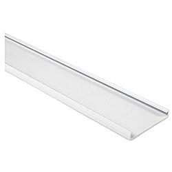 HellermannTyton TC1-PVC-WH Wiring Duct Cover for 1" Duct - White - 6ft. Length