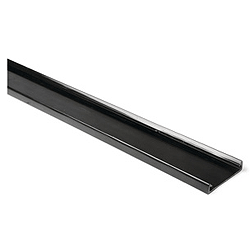HellermannTyton TC2-PVC-BK Wiring Duct Cover for 2" Duct - Black - 6ft. Length