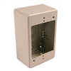 HellermannTyton TSRI-JB2 Single Gang Deep Junction Box Ivory