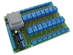 Velleman K6714-16 Universal Relay Card with 16 Relays Kit