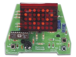 MK124 Velleman Rolling Message Electronics Project Kit