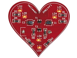 MK144 Velleman Flashing Heart Project Electronic Kit