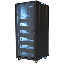 VMP EREN-27 19" Equipment Rack Enclosure - 27U | Video Mount Products