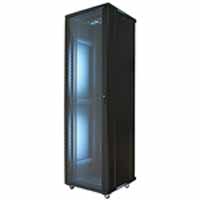 VMP EREN-42E 19" Equipment Rack Enclosure - 42U - empty with 2 fans | Video Mount Products