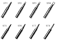 Weller ST1 Solder IronTip 1/16" Screwdriver for WP25,WP35 WP40 WLC100 Soldering Irons