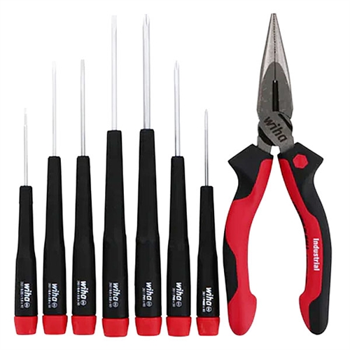 26190 Wiha Tools Precision Screwdriver Set with Pliers